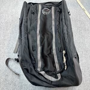 Osprey Porter 65L Black Travel Backpack Duffel Bag Carry-On Hiking Gear READ